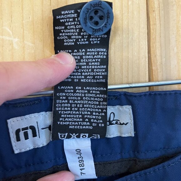 Travis Mathew Mens Chino Straight Leg Golf Pants Size 30x28 Blue Navy AN EXC - Picture 8 of 12